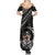 Personalised Polynesian Dog Summer Maxi Dress With Australian Shepherd - Crescent Style - Wonder Print Shop