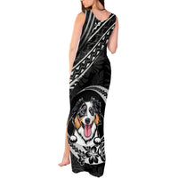 Personalised Polynesian Dog Tank Maxi Dress With Australian Shepherd - Crescent Style - Wonder Print Shop