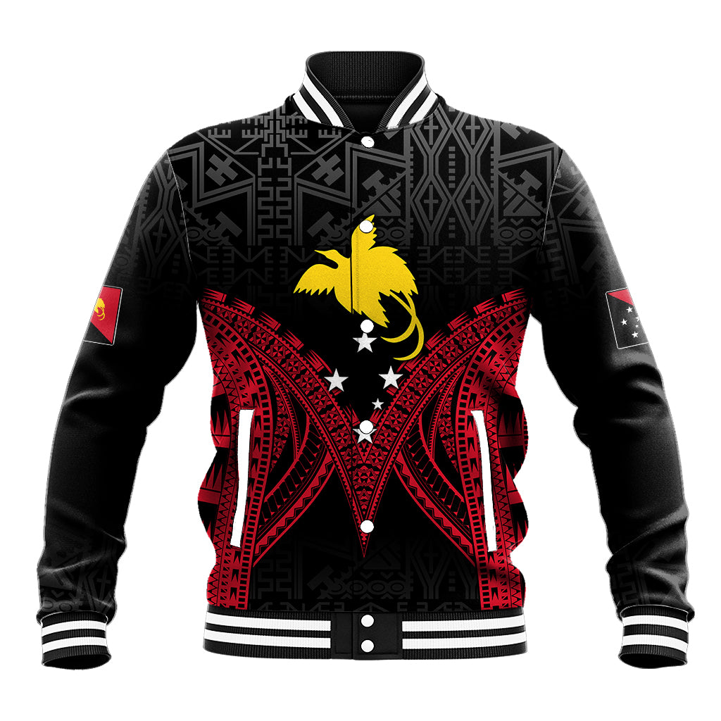 Personalised PNG Baseball Jacket Papua Motuan Mirror Style LT7 - Wonder Print Shop