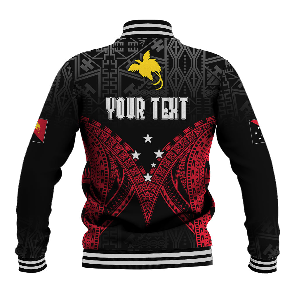 Personalised PNG Baseball Jacket Papua Motuan Mirror Style LT7 - Wonder Print Shop
