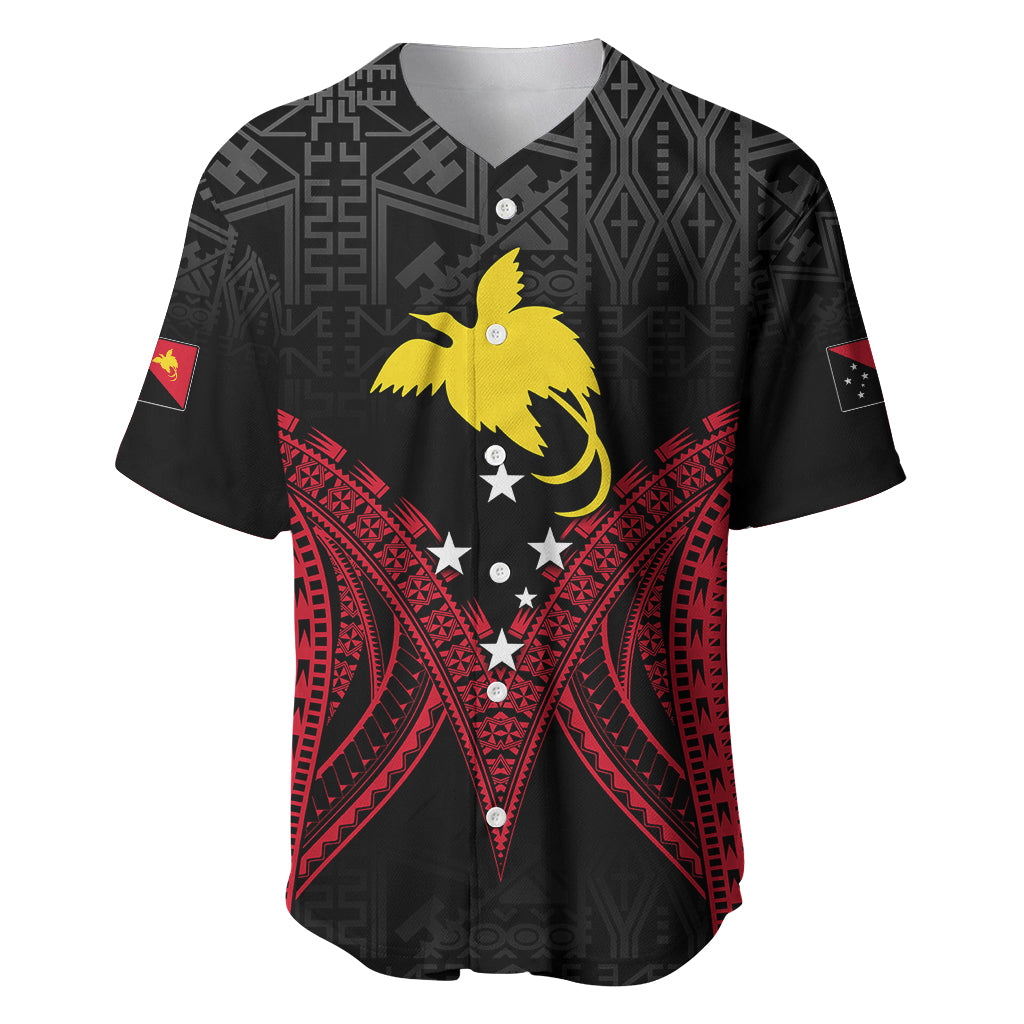 Personalised PNG Baseball Jersey Papua Motuan Mirror Style LT7 - Wonder Print Shop