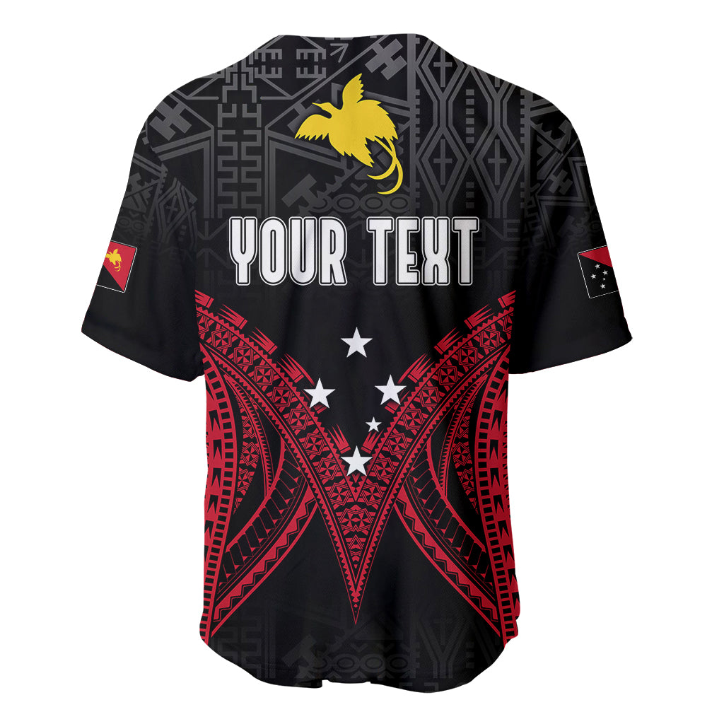 Personalised PNG Baseball Jersey Papua Motuan Mirror Style LT7 - Wonder Print Shop