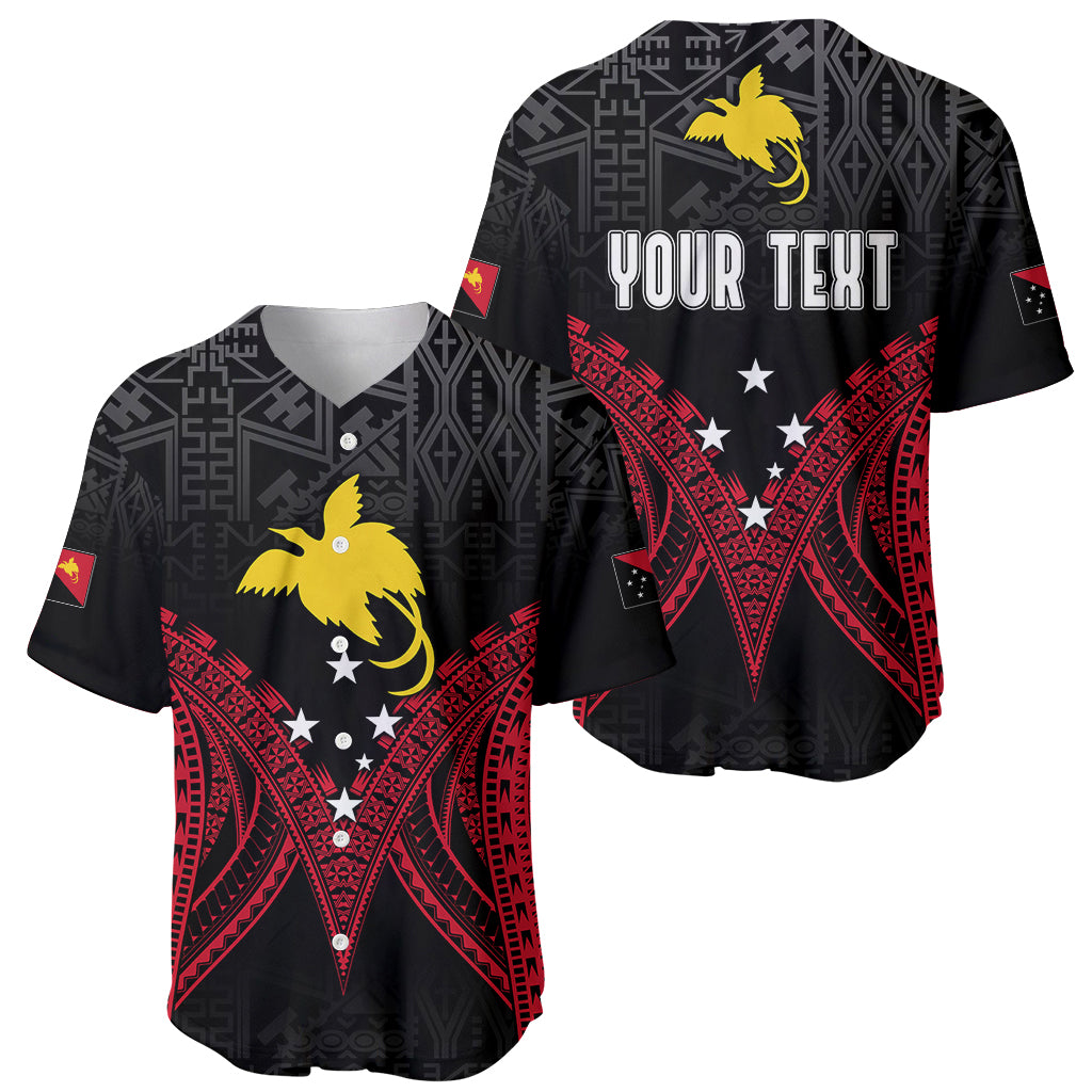 Personalised PNG Baseball Jersey Papua Motuan Mirror Style LT7 - Wonder Print Shop