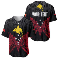 Personalised PNG Baseball Jersey Papua Motuan Mirror Style LT7 - Wonder Print Shop