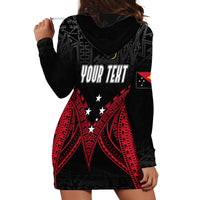 Personalised PNG Hoodie Dress Papua Motuan Mirror Style - Wonder Print Shop