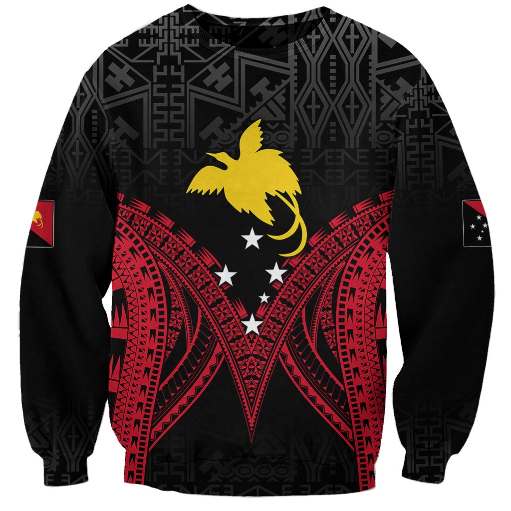 Personalised PNG Sweatshirt Papua Motuan Mirror Style - Wonder Print Shop