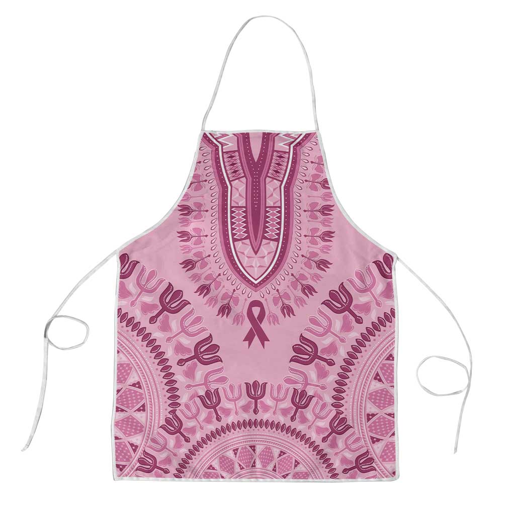 Dashiki Glamorous Pink Apron Breast Cancer Awareness - Wonder Print Shop