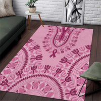 Dashiki Glamorous Pink Area Rug Breast Cancer Awareness - Wonder Print Shop