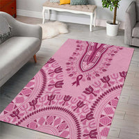 Dashiki Glamorous Pink Area Rug Breast Cancer Awareness - Wonder Print Shop