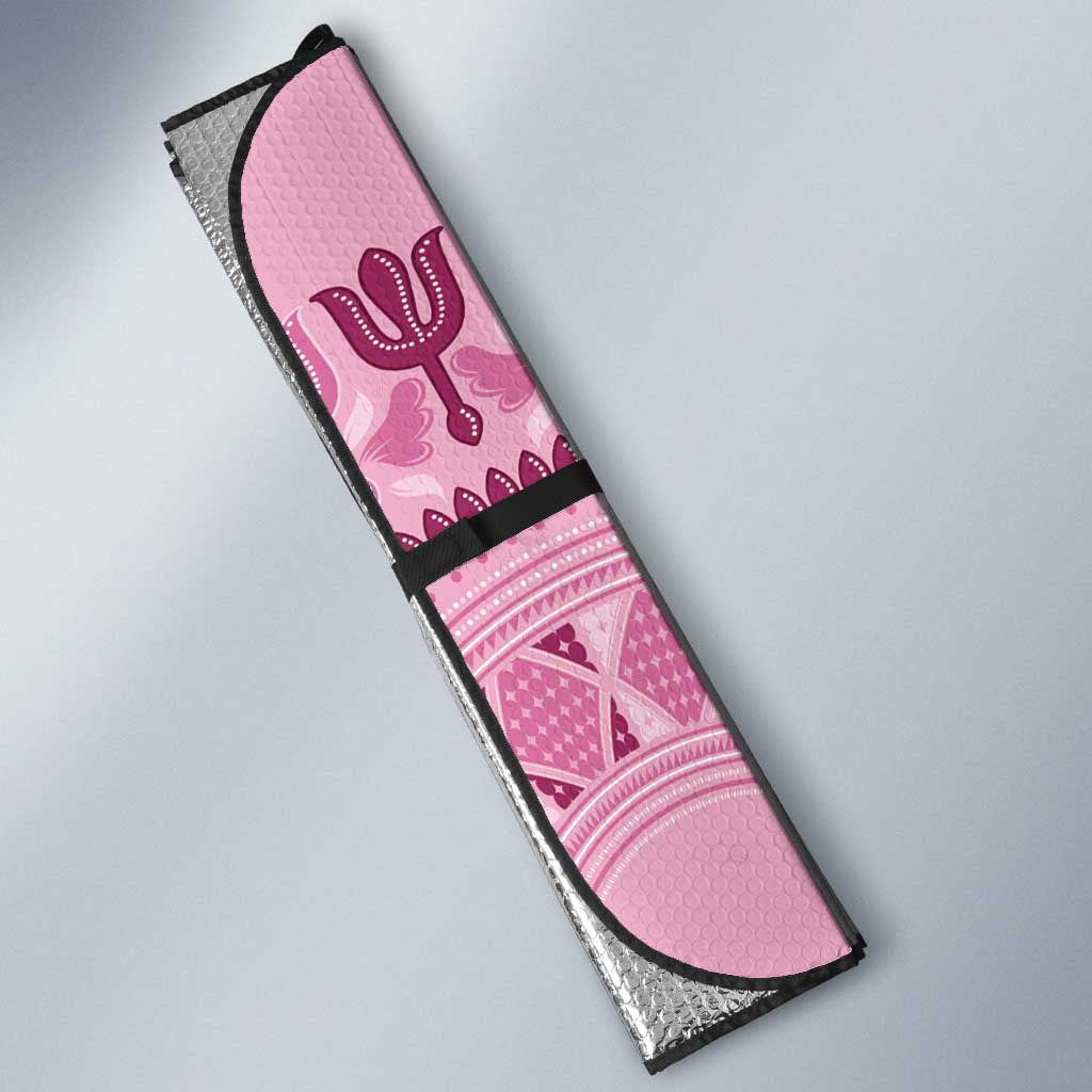 Dashiki Glamorous Pink Auto Sun Shade Breast Cancer Awareness - Wonder Print Shop