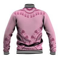 Dashiki Glamorous Pink Baseball Jacket Breast Cancer Awareness - Wonder Print Shop