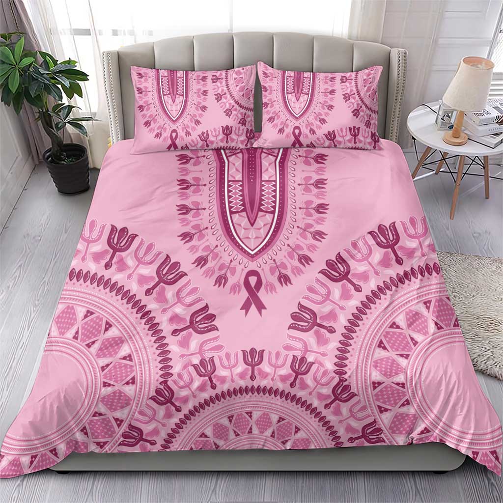 Dashiki Glamorous Pink Bedding Set Breast Cancer Awareness - Wonder Print Shop