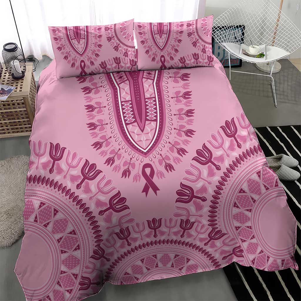 Dashiki Glamorous Pink Bedding Set Breast Cancer Awareness - Wonder Print Shop