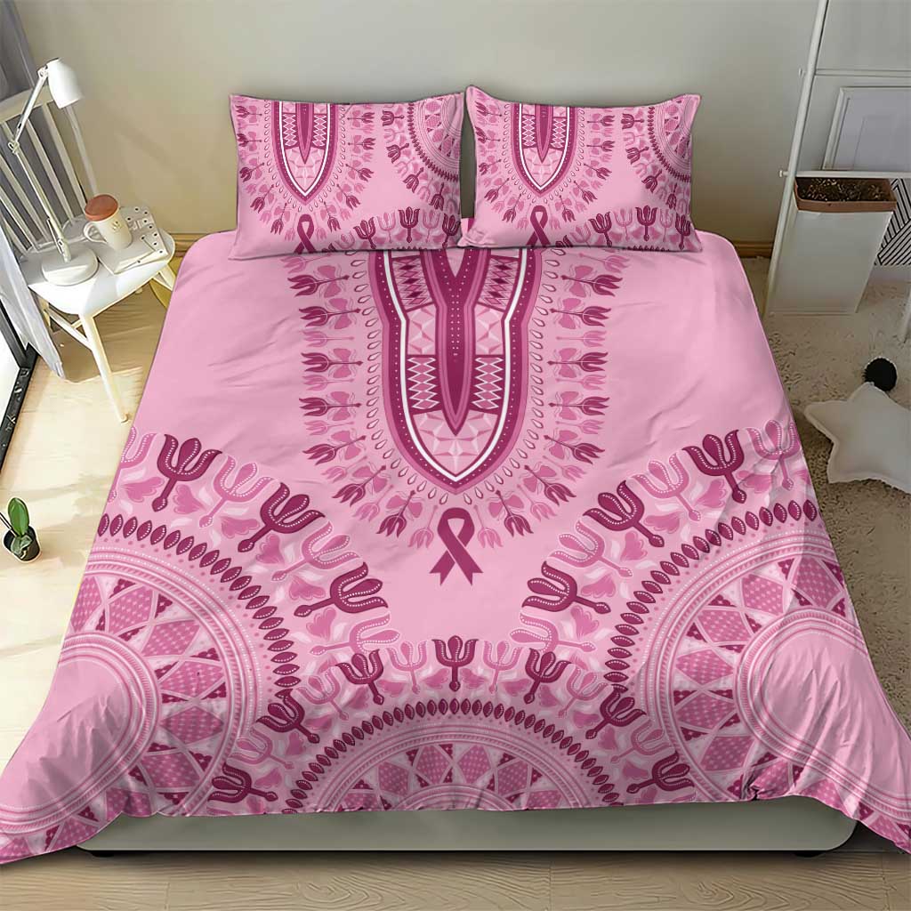Dashiki Glamorous Pink Bedding Set Breast Cancer Awareness - Wonder Print Shop