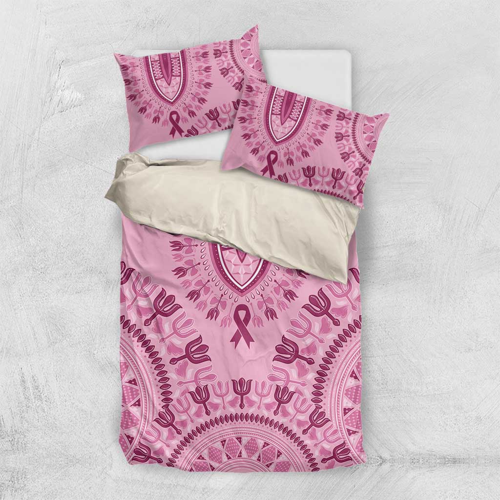 Dashiki Glamorous Pink Bedding Set Breast Cancer Awareness - Wonder Print Shop