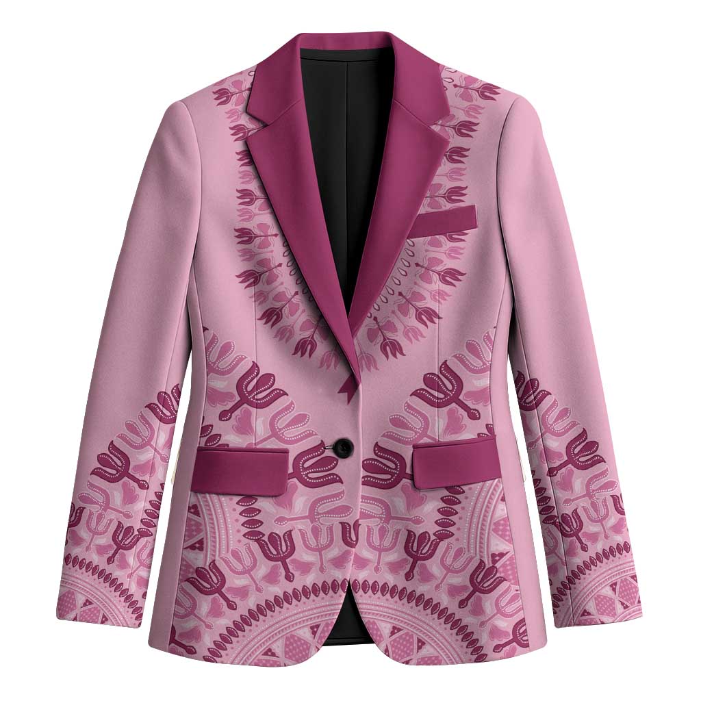 Dashiki Glamorous Pink Blazer Breast Cancer Awareness - Wonder Print Shop