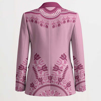 Dashiki Glamorous Pink Blazer Breast Cancer Awareness - Wonder Print Shop