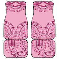 Dashiki Glamorous Pink Car Mats Breast Cancer Awareness - Wonder Print Shop