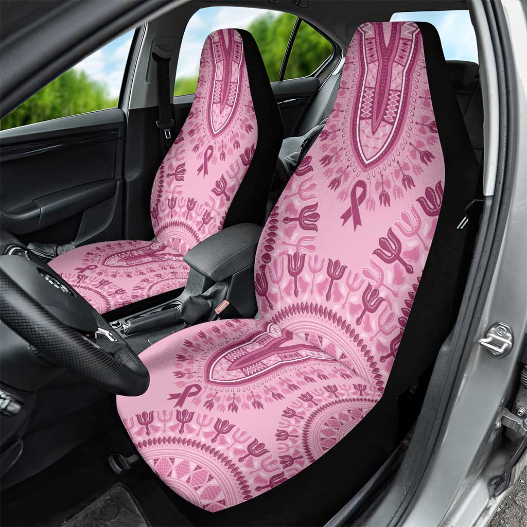 Dashiki Glamorous Pink Car Seat Cover Breast Cancer Awareness - Wonder Print Shop