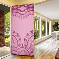 Dashiki Glamorous Pink Door Cover Breast Cancer Awareness - Wonder Print Shop