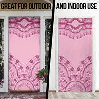 Dashiki Glamorous Pink Door Cover Breast Cancer Awareness - Wonder Print Shop