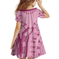 Dashiki Glamorous Pink Family Matching Tank Maxi Dress and Hawaiian Shirt Breast Cancer Awareness - Wonder Print Shop