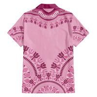 Dashiki Glamorous Pink Hawaiian Shirt Breast Cancer Awareness - Wonder Print Shop