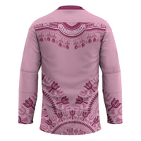 Dashiki Glamorous Pink Hockey Jersey Breast Cancer Awareness - Wonder Print Shop