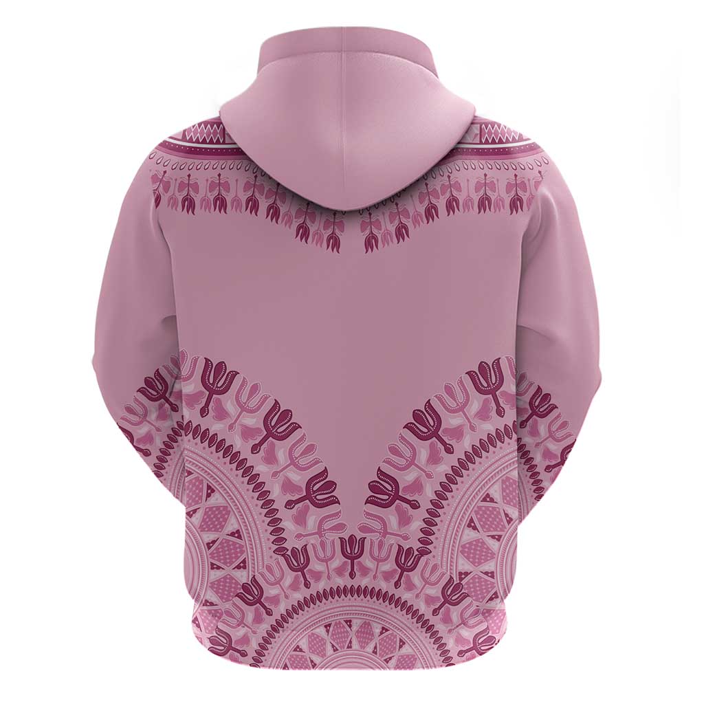 Dashiki Glamorous Pink Hoodie Breast Cancer Awareness - Wonder Print Shop