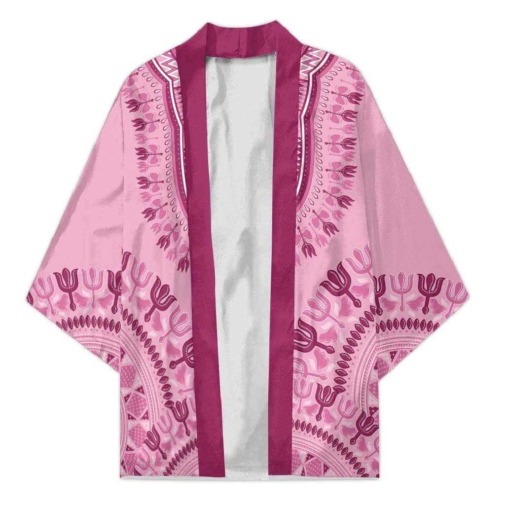 Dashiki Glamorous Pink Kimono Breast Cancer Awareness - Wonder Print Shop