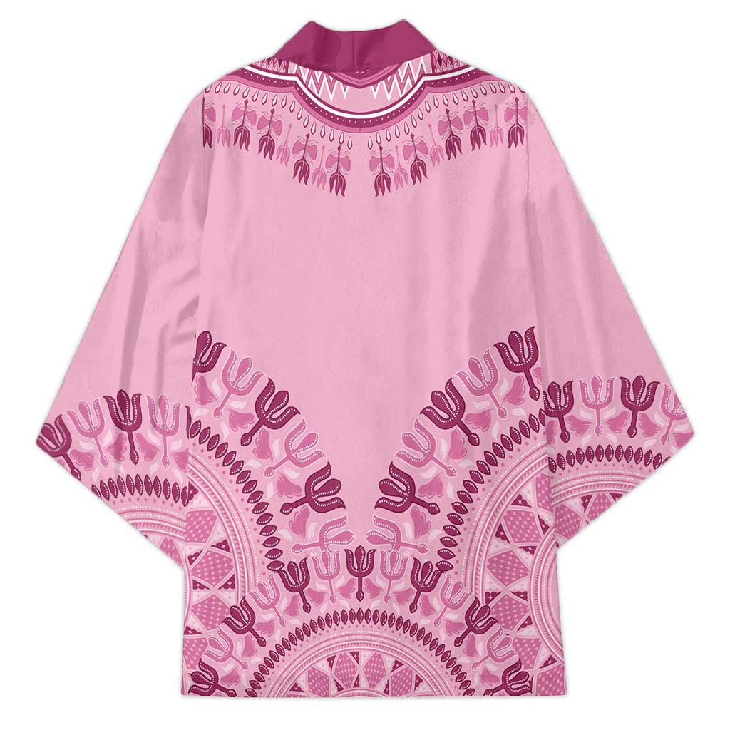Dashiki Glamorous Pink Kimono Breast Cancer Awareness - Wonder Print Shop