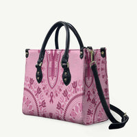 Dashiki Glamorous Pink Leather Bag Breast Cancer Awareness - Wonder Print Shop
