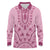 Dashiki Glamorous Pink Long Sleeve Polo Shirt Breast Cancer Awareness - Wonder Print Shop