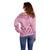 Dashiki Glamorous Pink Off Shoulder Sweater Breast Cancer Awareness - Wonder Print Shop