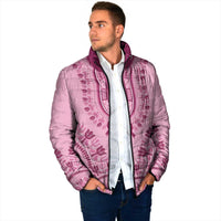 Dashiki Glamorous Pink Padded Jacket Breast Cancer Awareness - Wonder Print Shop