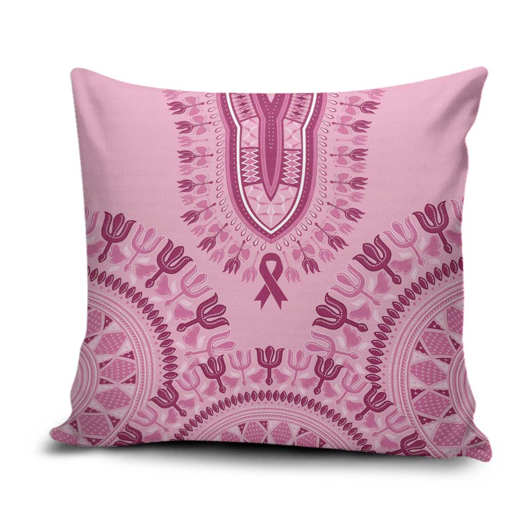 Dashiki Glamorous Pink Pillow Cover Breast Cancer Awareness - Wonder Print Shop