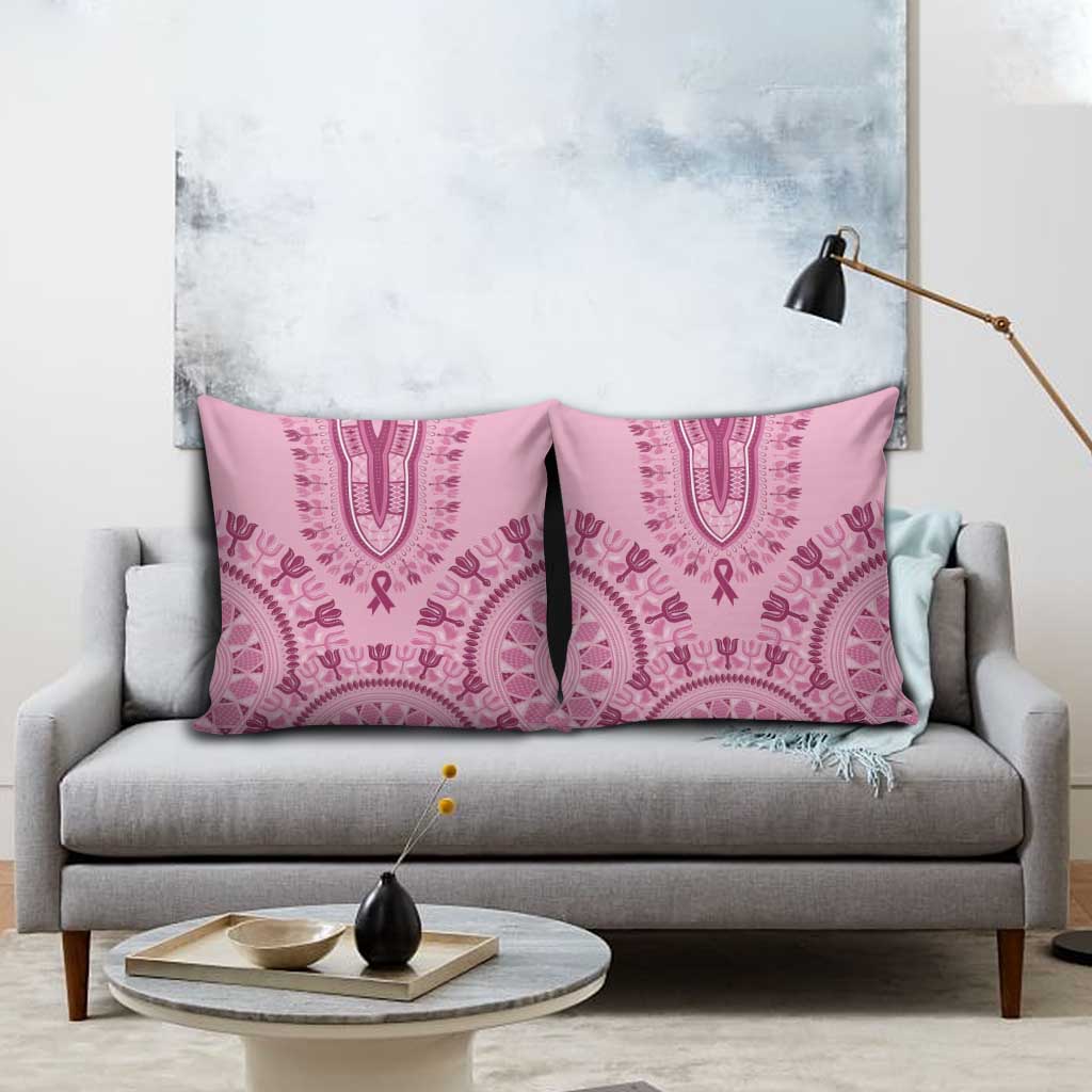 Dashiki Glamorous Pink Pillow Cover Breast Cancer Awareness - Wonder Print Shop