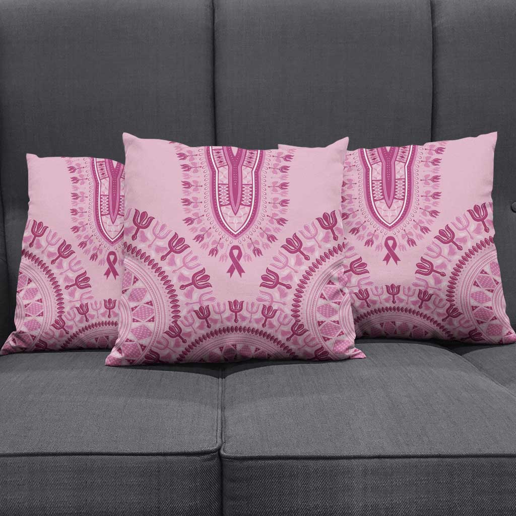 Dashiki Glamorous Pink Pillow Cover Breast Cancer Awareness - Wonder Print Shop