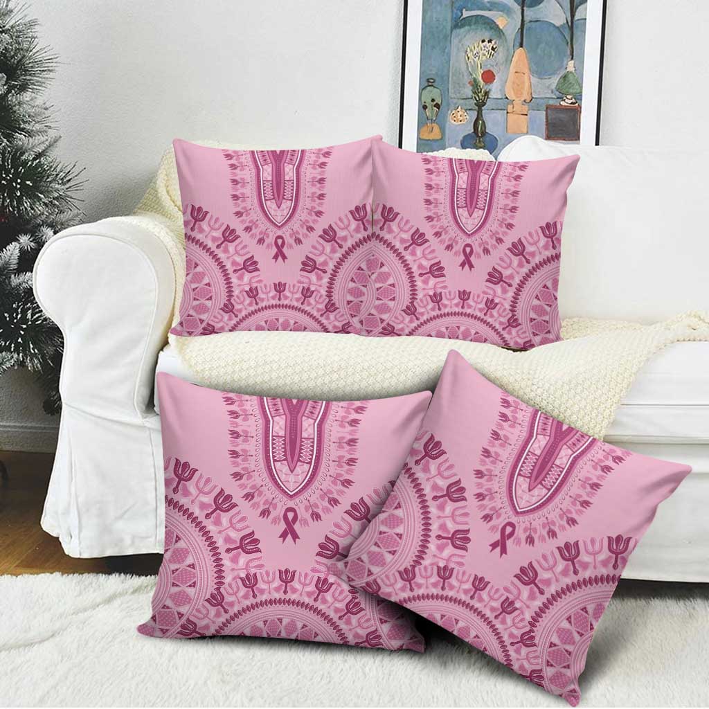 Dashiki Glamorous Pink Pillow Cover Breast Cancer Awareness - Wonder Print Shop