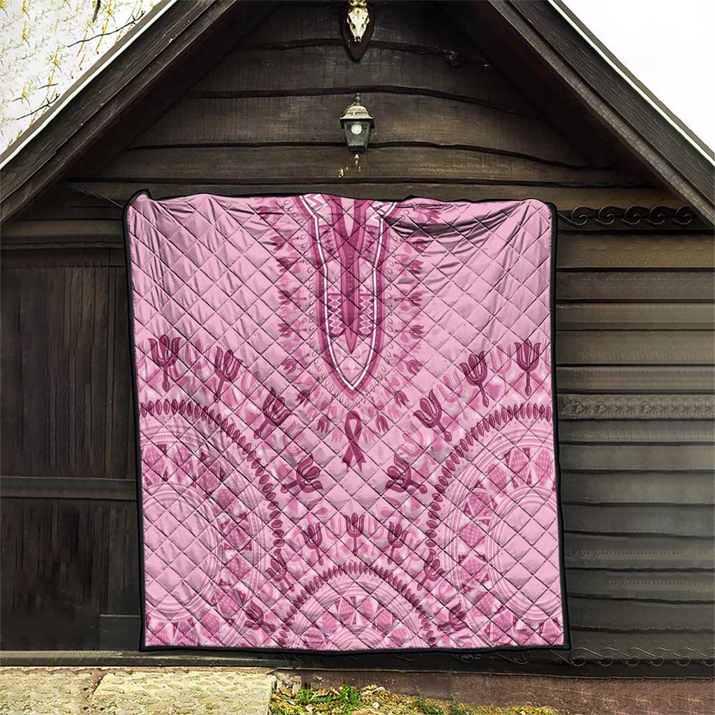 Dashiki Glamorous Pink Quilt Breast Cancer Awareness - Wonder Print Shop