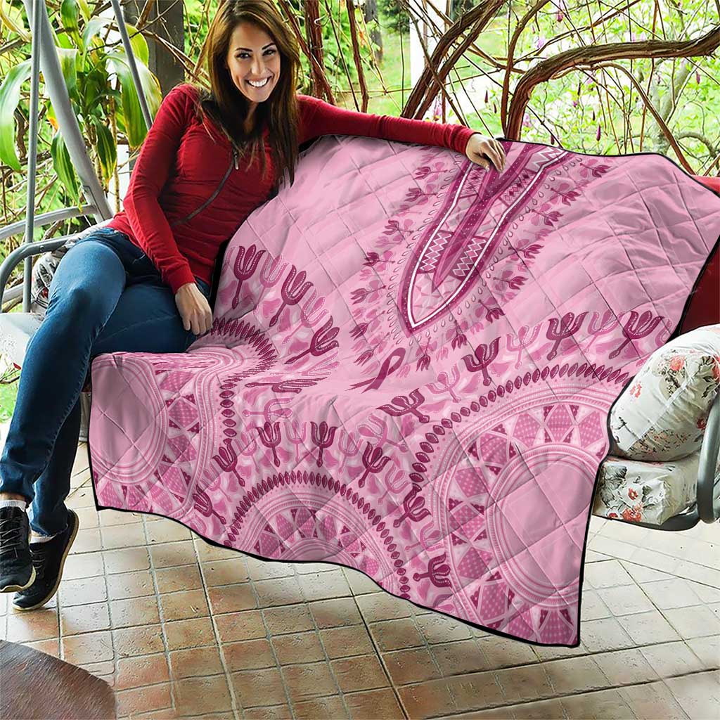 Dashiki Glamorous Pink Quilt Breast Cancer Awareness - Wonder Print Shop