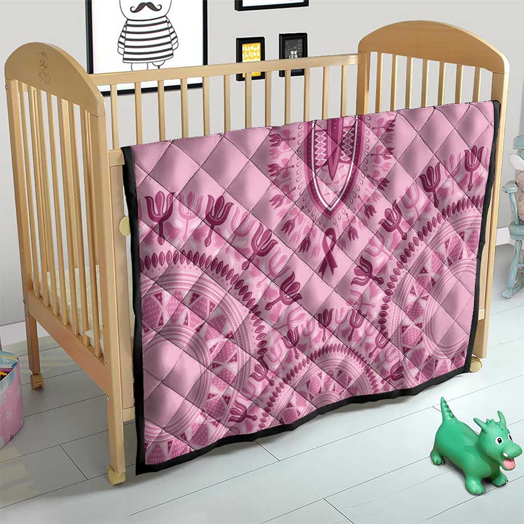 Dashiki Glamorous Pink Quilt Breast Cancer Awareness - Wonder Print Shop