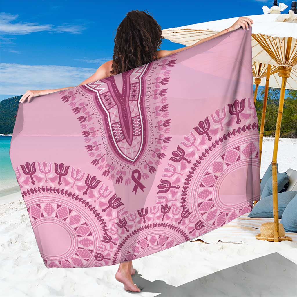 Dashiki Glamorous Pink Sarong Breast Cancer Awareness - Wonder Print Shop