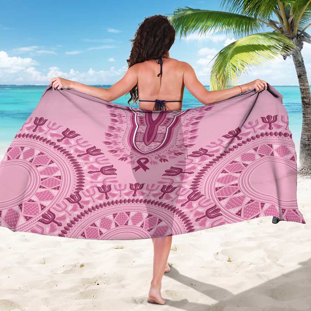 Dashiki Glamorous Pink Sarong Breast Cancer Awareness - Wonder Print Shop
