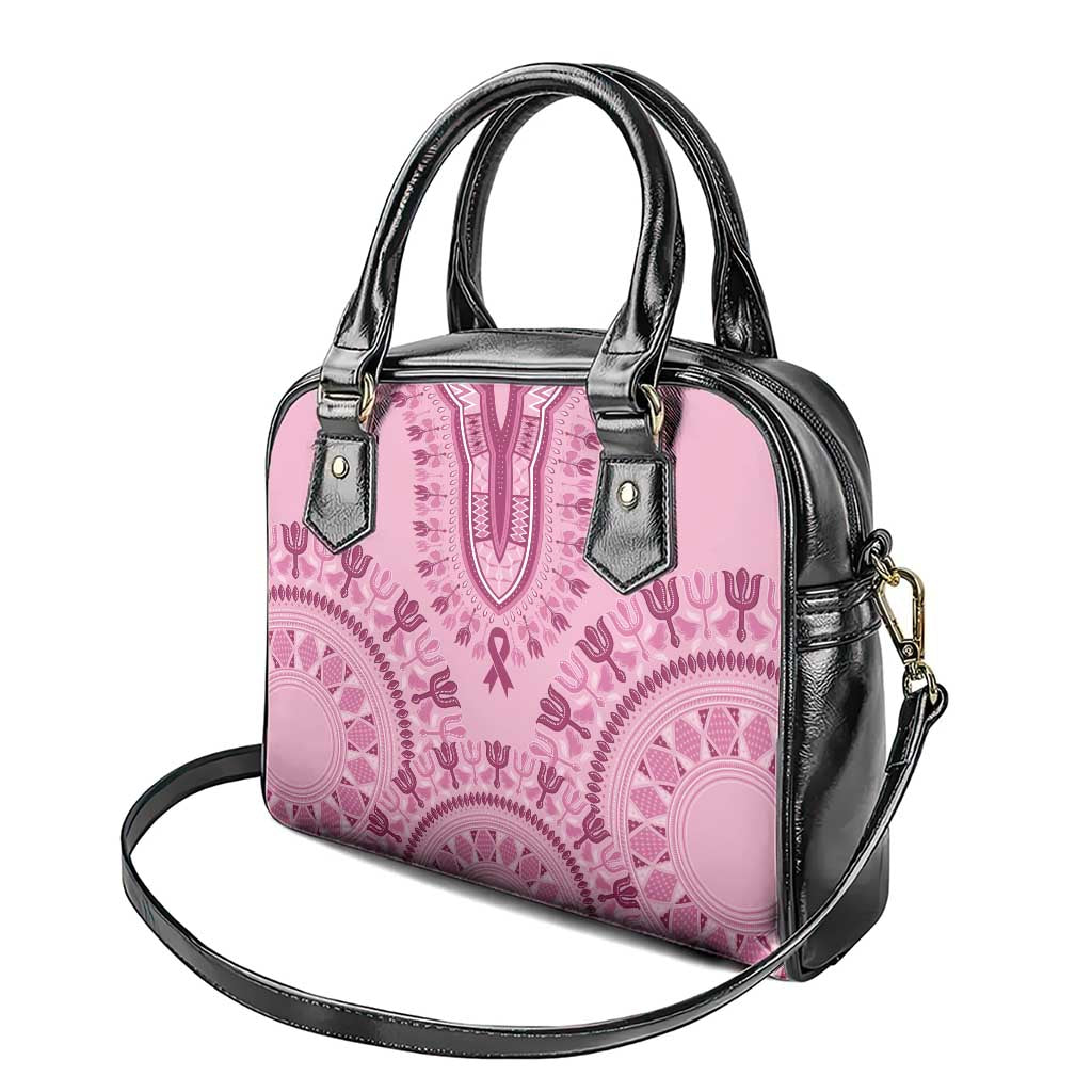 Dashiki Glamorous Pink Shoulder Handbag Breast Cancer Awareness - Wonder Print Shop