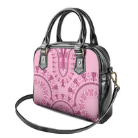 Dashiki Glamorous Pink Shoulder Handbag Breast Cancer Awareness - Wonder Print Shop