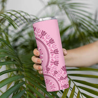 Dashiki Glamorous Pink Skinny Tumbler Breast Cancer Awareness - Wonder Print Shop