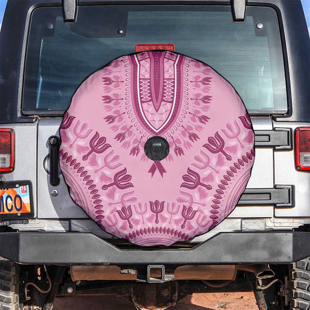 Dashiki Glamorous Pink Spare Tire Cover Breast Cancer Awareness - Wonder Print Shop