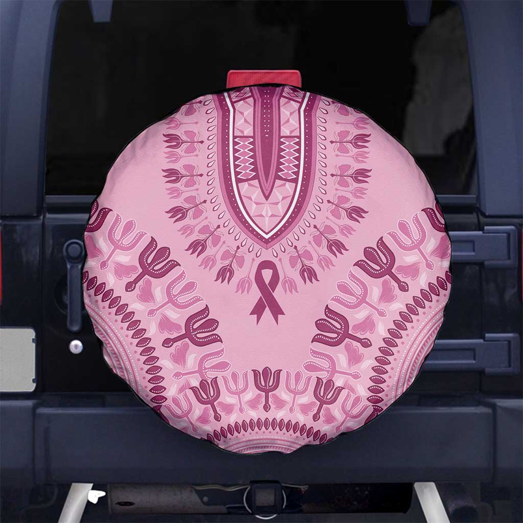 Dashiki Glamorous Pink Spare Tire Cover Breast Cancer Awareness - Wonder Print Shop