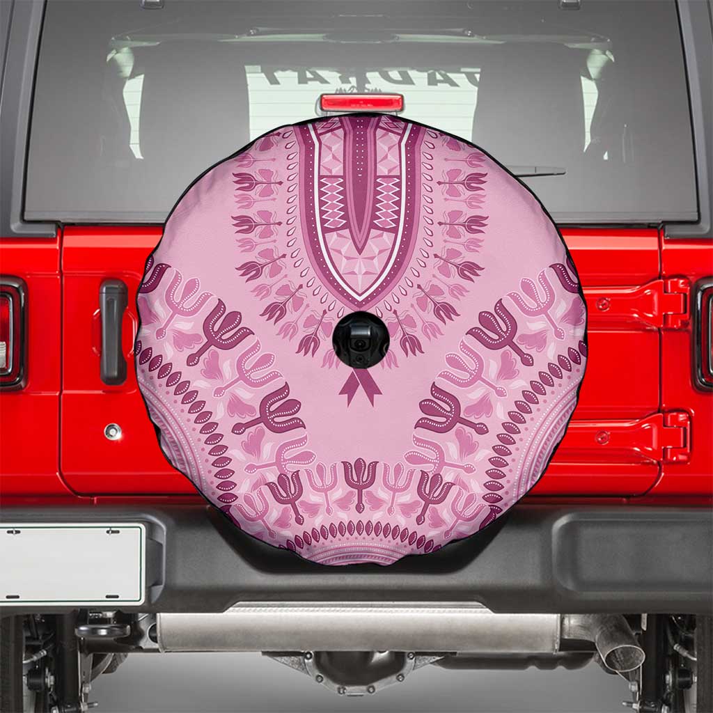 Dashiki Glamorous Pink Spare Tire Cover Breast Cancer Awareness - Wonder Print Shop